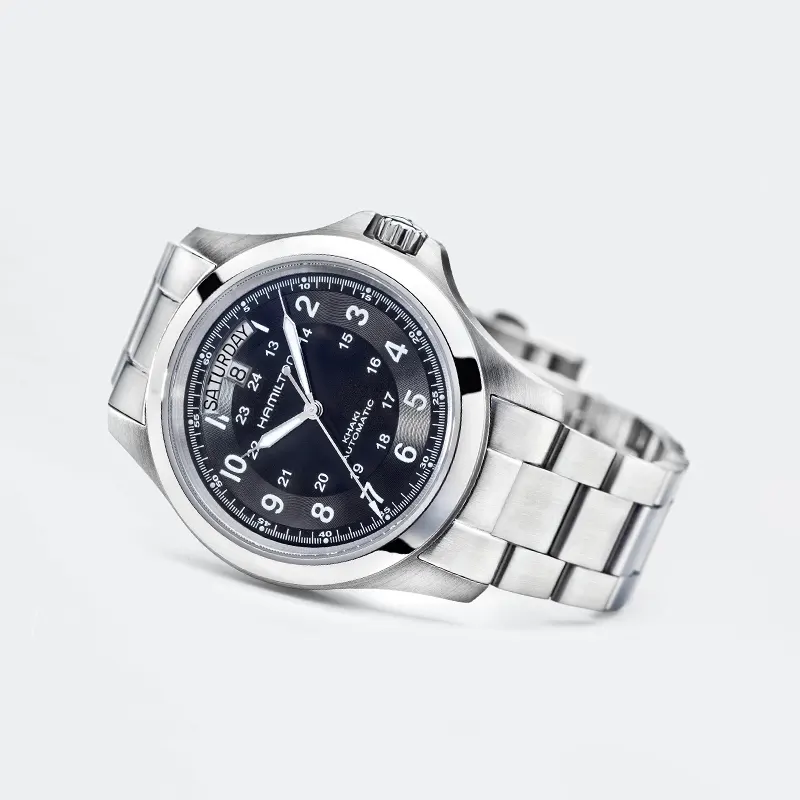 Hamilton Khaki Field King Automatic Black Dial Men's Watch- H64455133